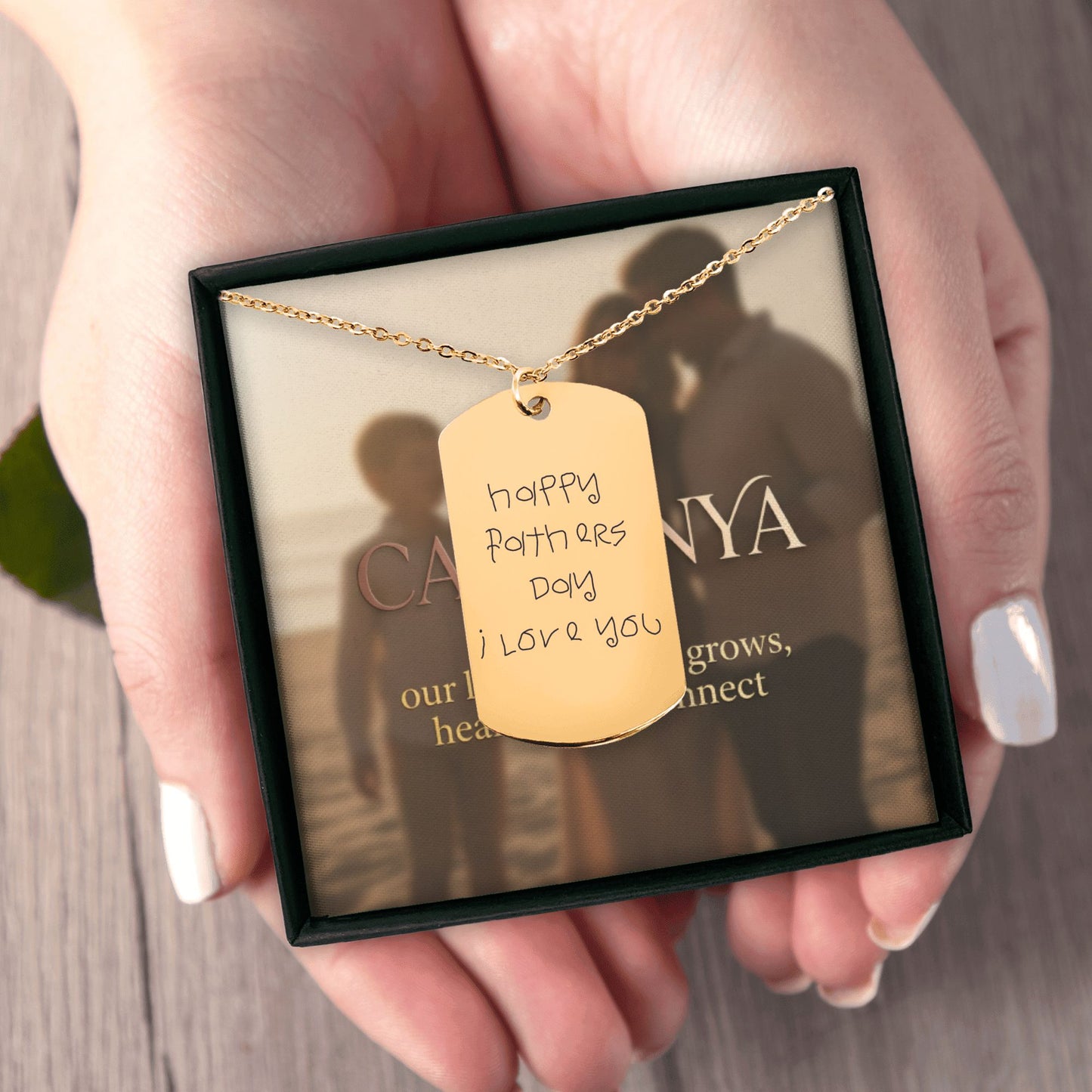 Handwritten Tag | Custom Handwriting Jewelry