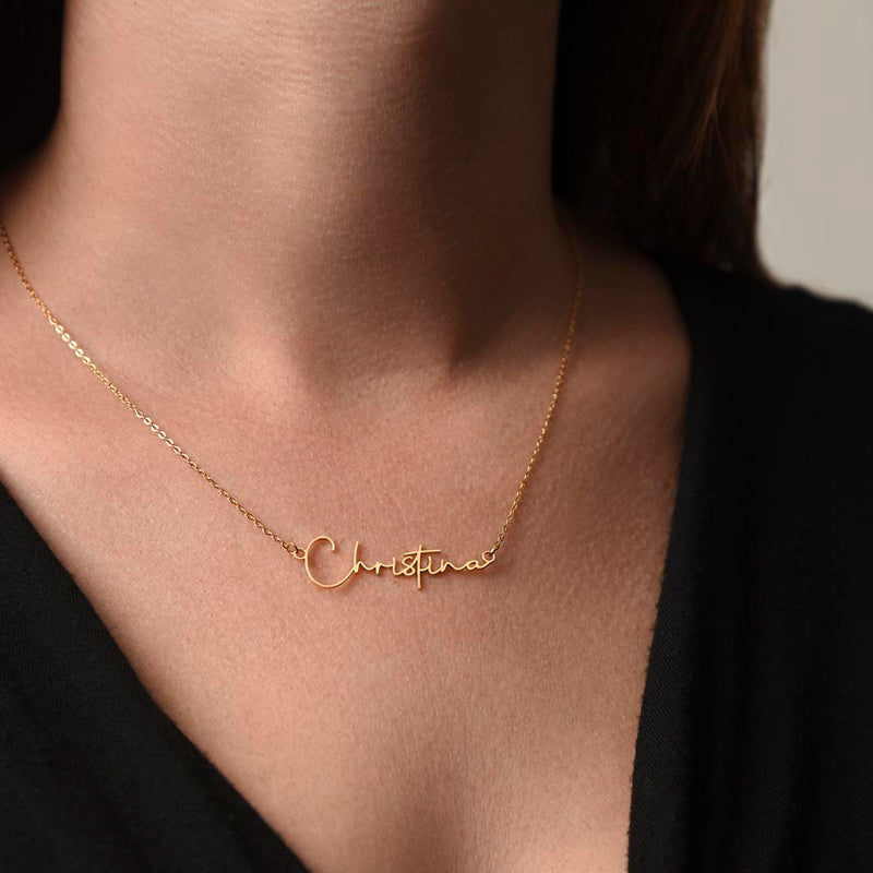 Gift of Emotion: The Perfect Name Necklace for Someone You Cherish
