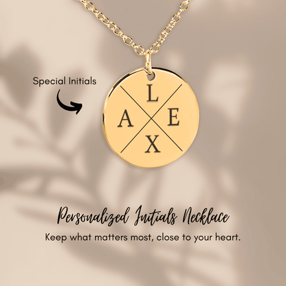Custom Initials | Personalized Keepsake Necklace