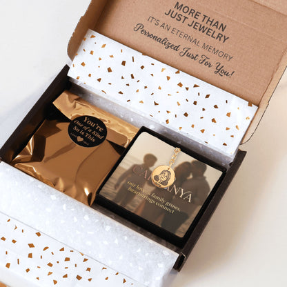 Timeless Mom | Hand-Drawn Portrait Keychain