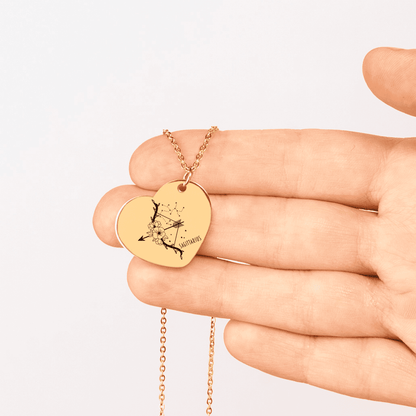 Sagittarius Zodiac Necklace | Timeless Engraved Jewelry