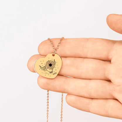 Taurus Zodiac Necklace | Timeless Engraved Jewelry