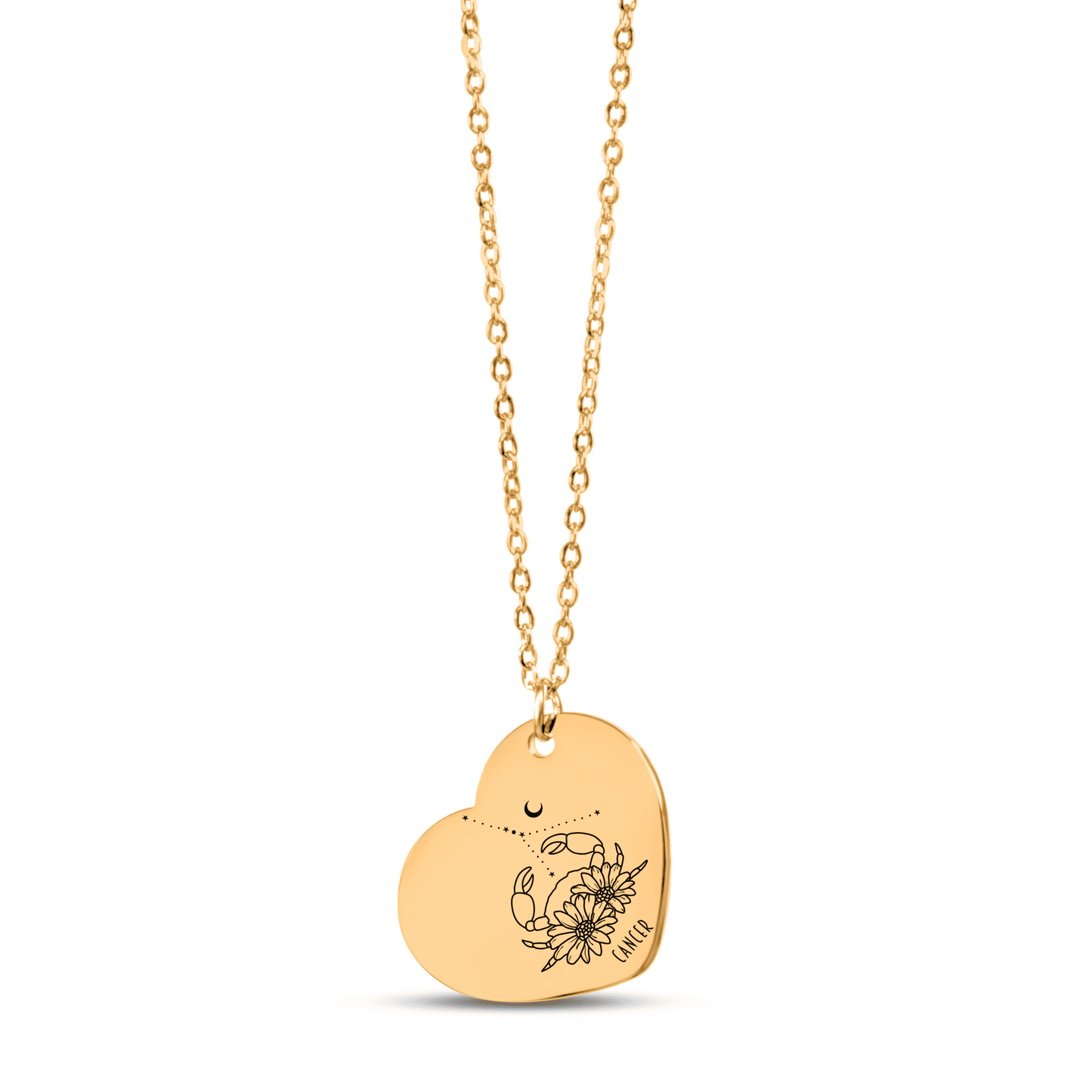 Cancer Zodiac Necklace | Timeless Engraved Jewelry