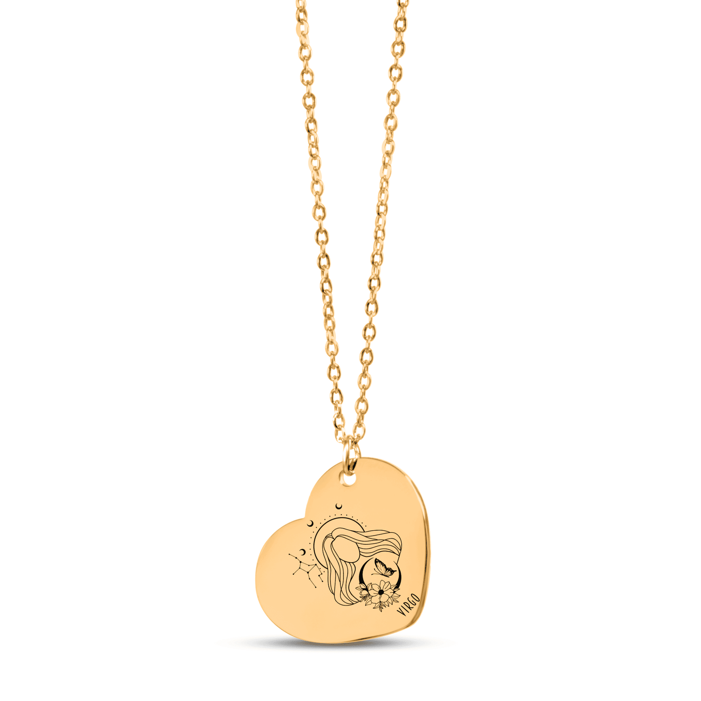 Virgo Zodiac Necklace | Timeless Engraved Jewelry